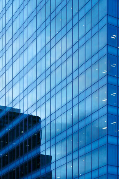 istock Exterior wall of glass building 1170491124