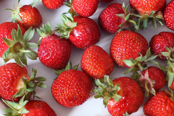 istock Strawberry. Background of strawberries 1170492445