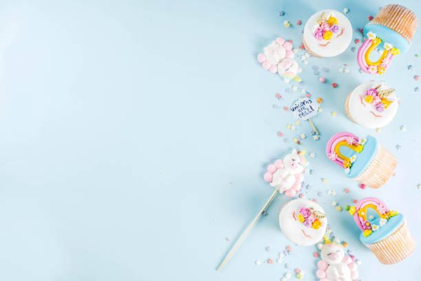 istock Cute unicorn cupcakes 1170494243