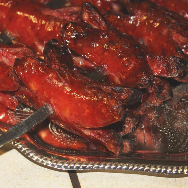 istock Barbecue. Grilled sausages 1170494267