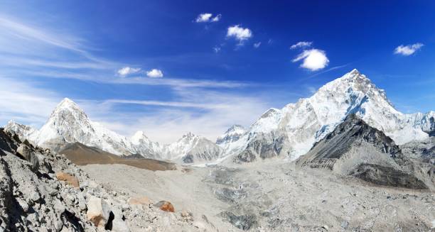 istock himalayas mountains, Mount Everest with beautiful sky 1170495669