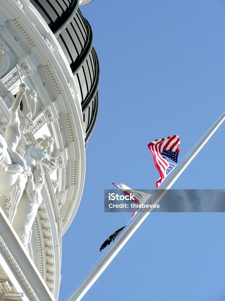 Statue – Detail des California Capitol - Lizenzfrei Abgeordnetenhaus Stock-Foto