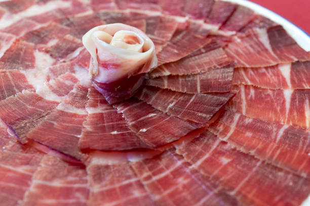 Iberian Ham stock photo