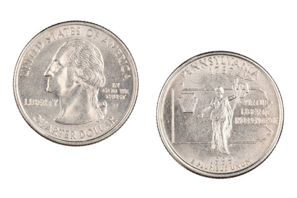 istock Pennsylvania1999p State Commemorative Quarter isolated on a white background 1170498829