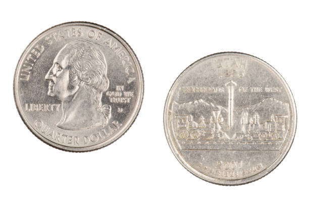 istock Utah 2007d State Commemorative Quarter isolated on a white background 1170499117