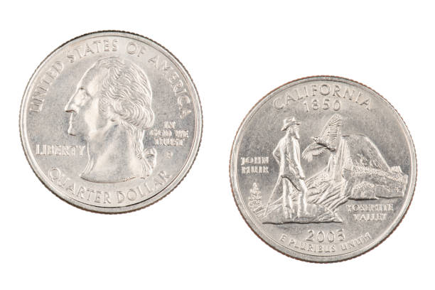 istock California 2005p State Commemorative Quarter isolated on a white background 1170499279
