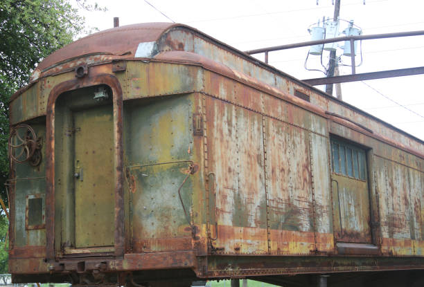 istock Old abandoned train car rusty and forgotten 1170500124