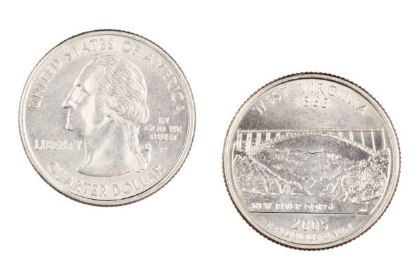 istock West Virginia 2005p State Commemorative Quarter isolated on a white background 1170500586