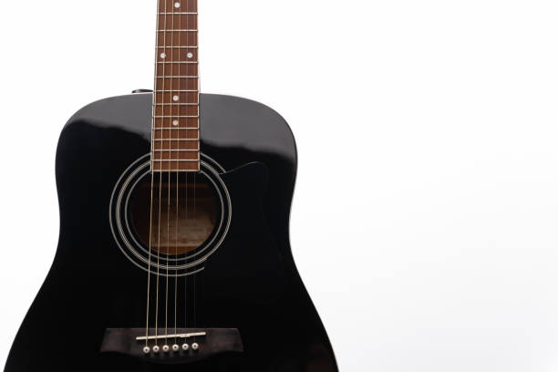 istock Guitar close up, white background 1170500735