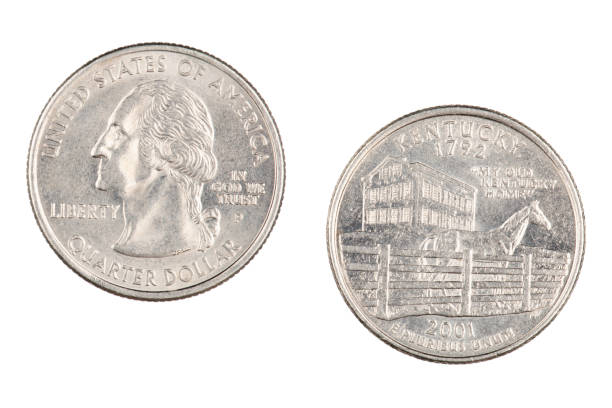 istock Kentucky 2001p State Commemorative Quarter isolated on a white background 1170500837