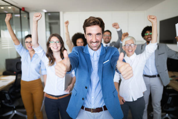 istock Successful business group of people at work in office 1170503508