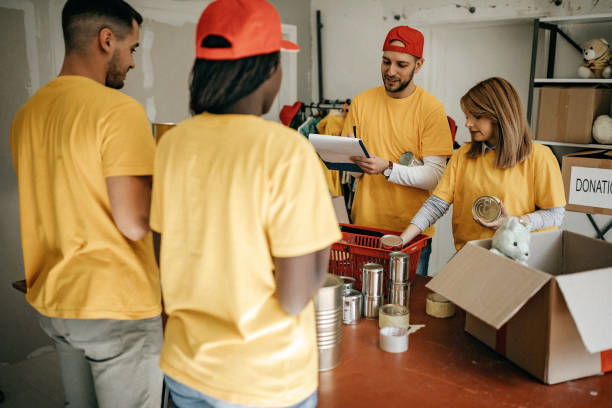 istock Group of people working in charitable foundation 1170505042