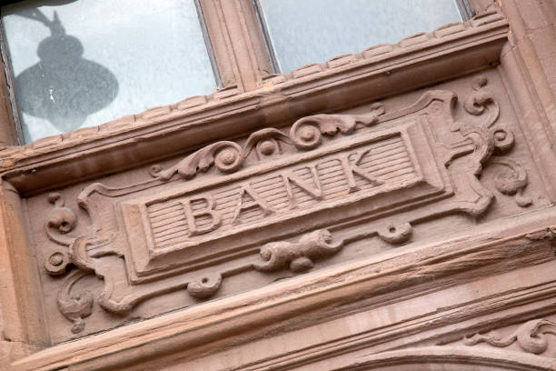 istock Bank Sign over Branch 1170506031