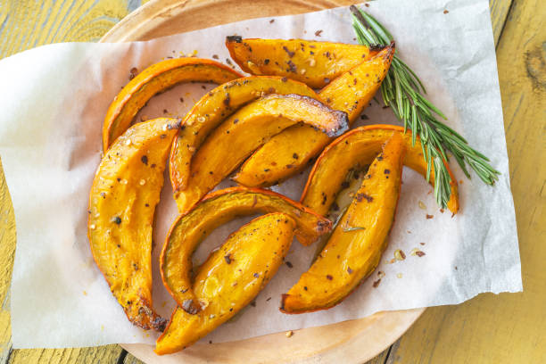 istock Baked slices of pumpkin 1170506965