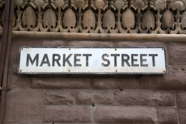 istock Market Street Sign 1170507083