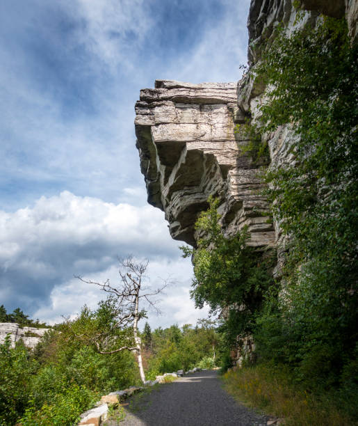 istock Rocky Overhang Above a Mountain Trail 1170509257