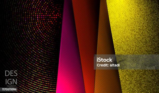 Complex Multy Color Design Geometric Color Design With Multicolor Texture Frames Stock ...
