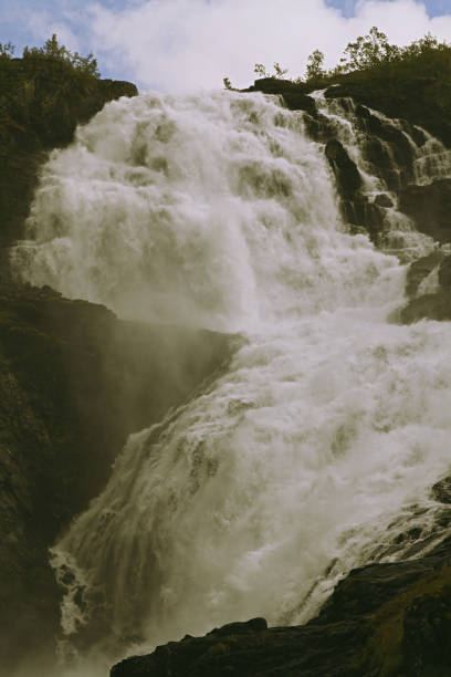 istock Kjosfossen waterfall. One of Norway's largest waterfalls 1170512531