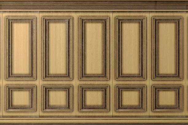 istock Classic wall vintage oak wood panels 1170518906