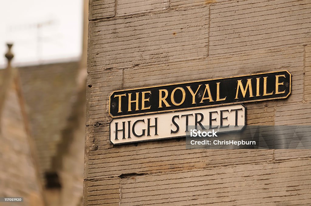Die Royal Mile, Edinburgh - Lizenzfrei Edinburgh Stock-Foto