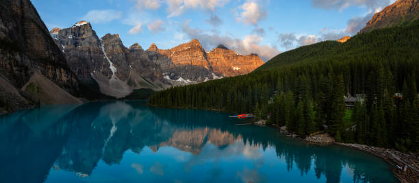 istock Moraine Lake during Sunrise 1170527418