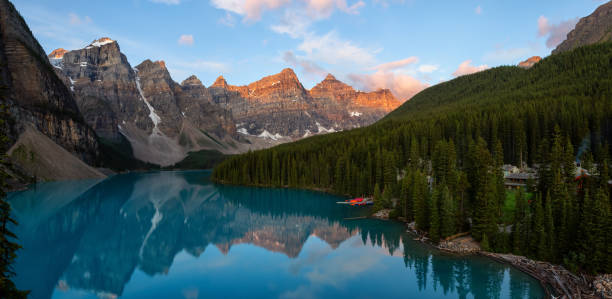 istock Moraine Lake during Sunrise 1170527432