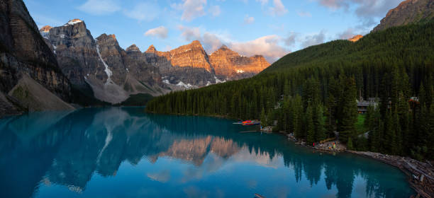 istock Moraine Lake during Sunrise 1170527443