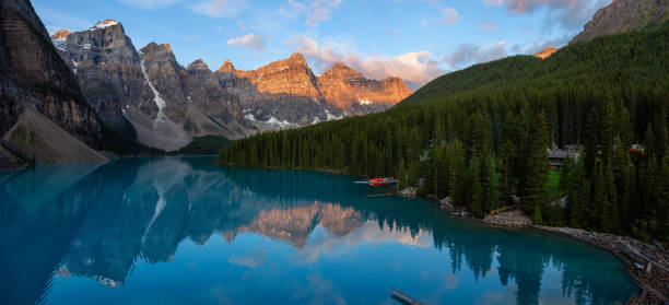 istock Moraine Lake during Sunrise 1170527447