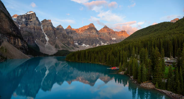 istock Moraine Lake during Sunrise 1170527467