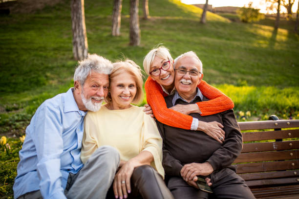 istock Group of seniors looking at the camera 1170528279