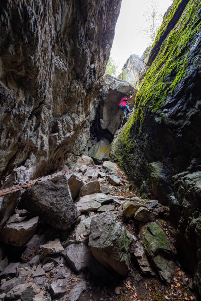 istock Girl in a Cave 1170530595