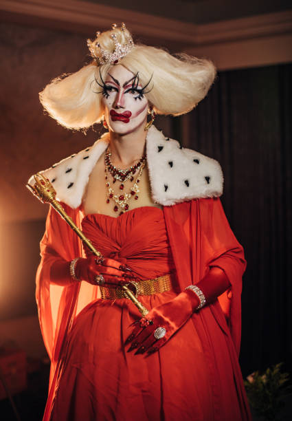 istock Pretty Drag Queen in dress 1170532378