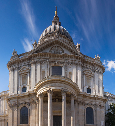 Santa Maria in Montesanto and Santa Maria dei Miracoli twin churches on Piazza del Popolo in Rome, Italy