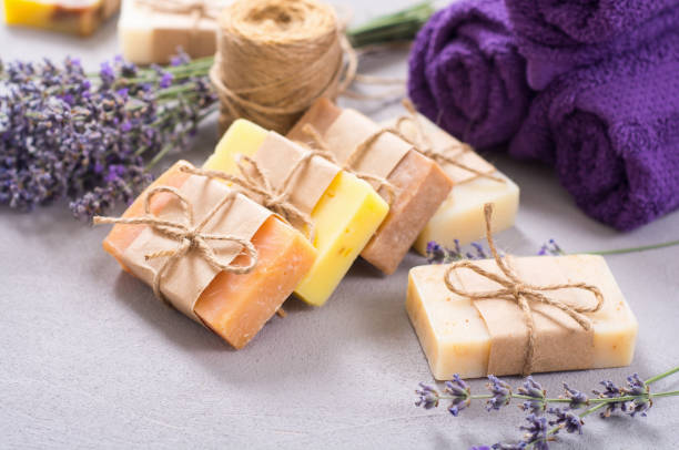 istock Handmade natural soap with laundry 1170532663