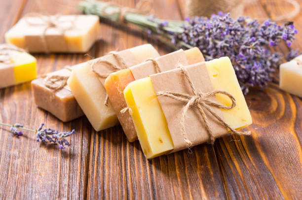 istock Handmade natural soap with laundry 1170532689