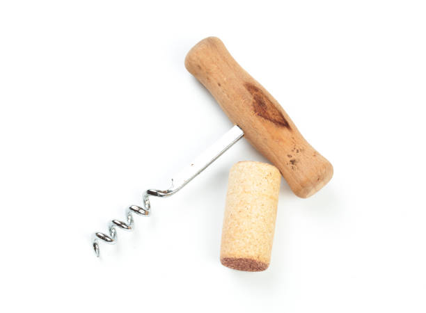 istock corkscrew and wine cork isolated on white background 1170533093