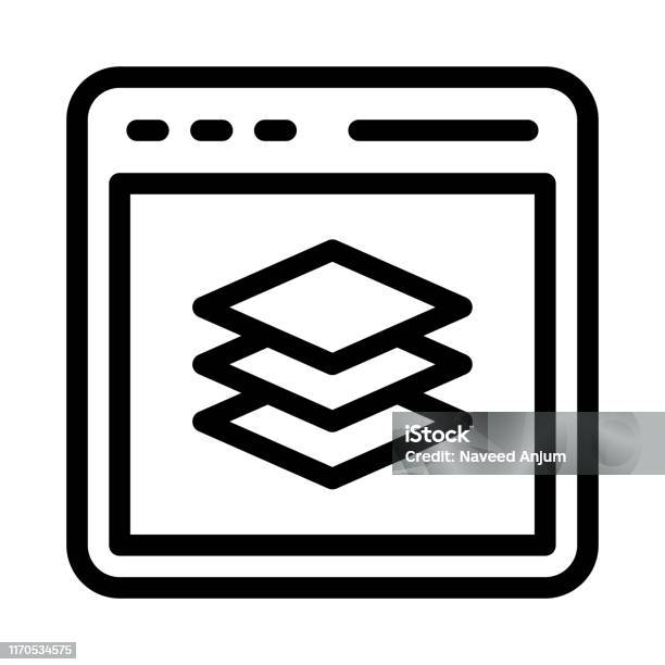 Blue Computer Software Template Stock Illustration - Download Image Now - Blue, Computer ...
