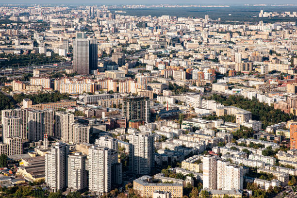 istock View to Moscow city from above at day light 1170534998