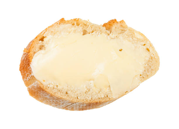 istock open sandwich with fresh bread and butter 1170538443