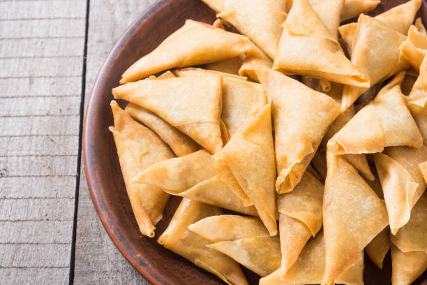 istock Traditional asian vegetarian food samosa 1170540512