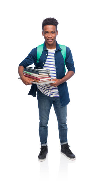 istock Happy college student with books 1170541924