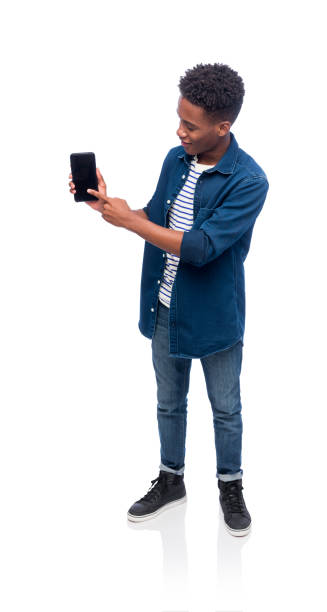 istock Afro-Caribbean male showing a smartphone screen 1170541945