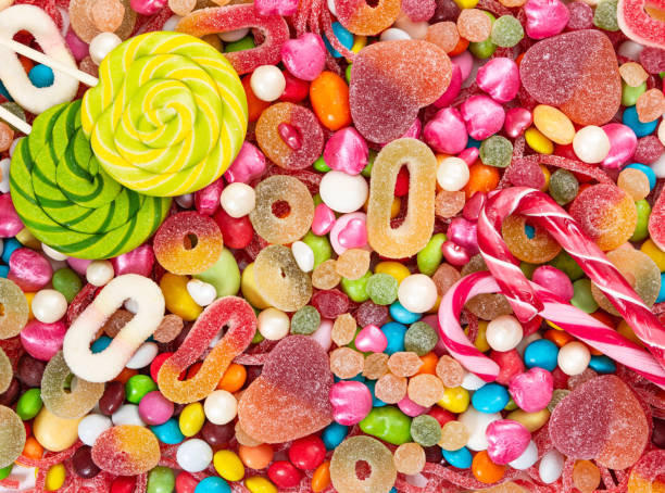 istock Colorful lollipops and different colored candies. 1170542035