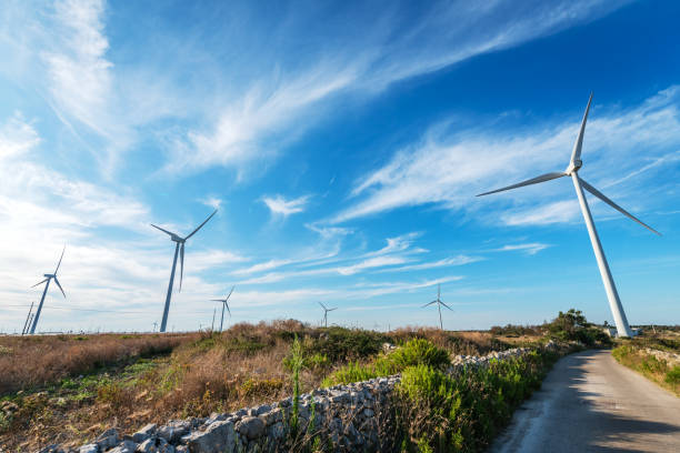 istock Alternative energy - Wind turbines power generation in Puglia, Italy 1170543766