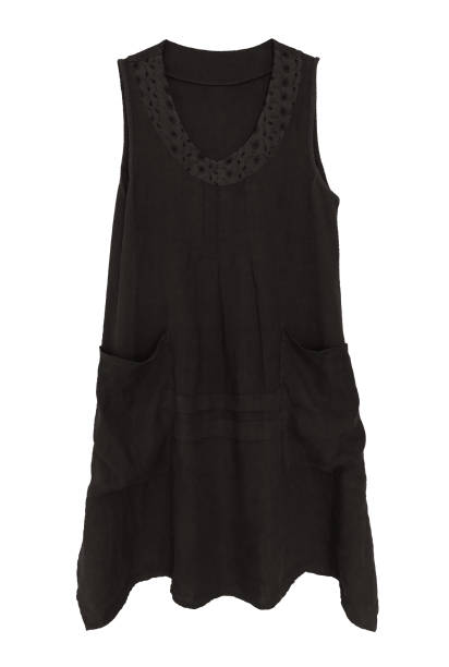 istock Dress isolated on white - black 1170547447