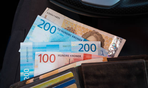 norwegian money stock photo