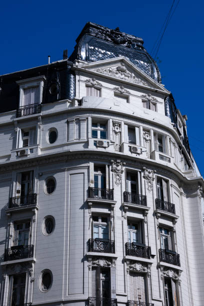 istock Old building facade opposite Lavalle Square 1170550257