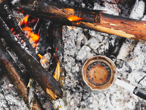 istock Coffee Turk Metal in the flames 1170553822