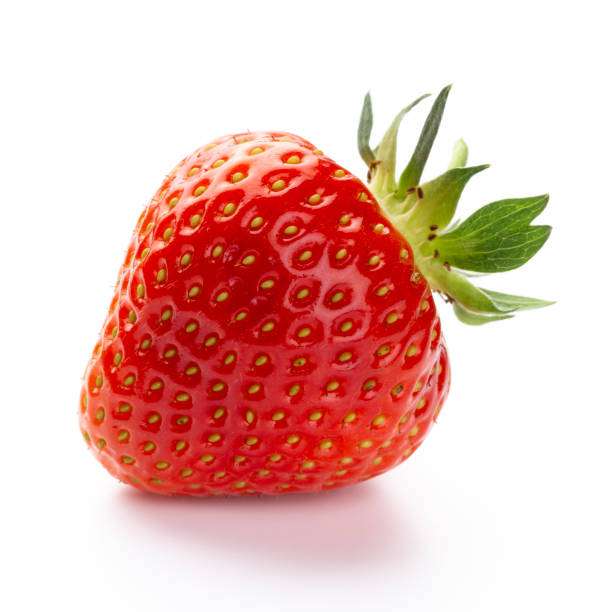 istock Fresh strawberries closeup on a white background. Isolated - Image 1170554036