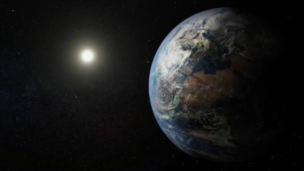 istock Planet Earth under the distant sun light. Elements of this image furnished by NASA. 1170555059